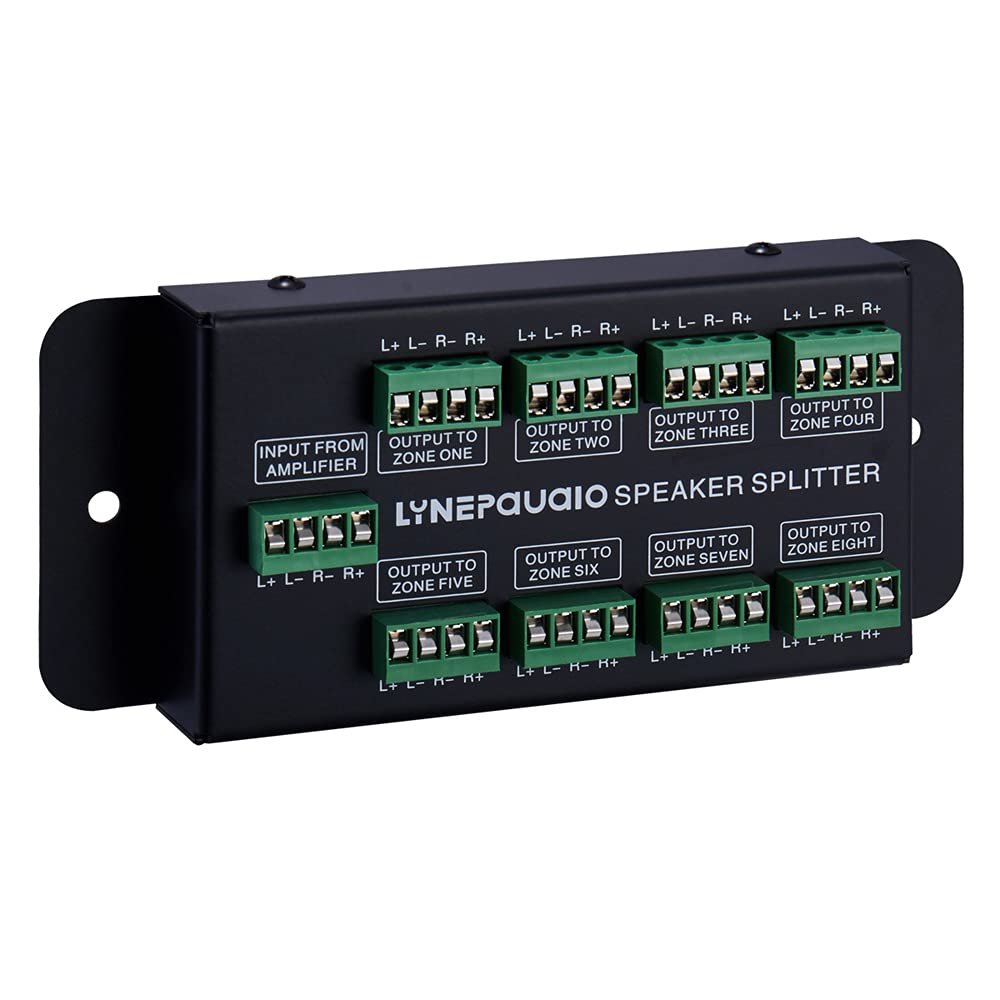 1 in 8 Out Speaker Selector Switch o Signal Switcher Power